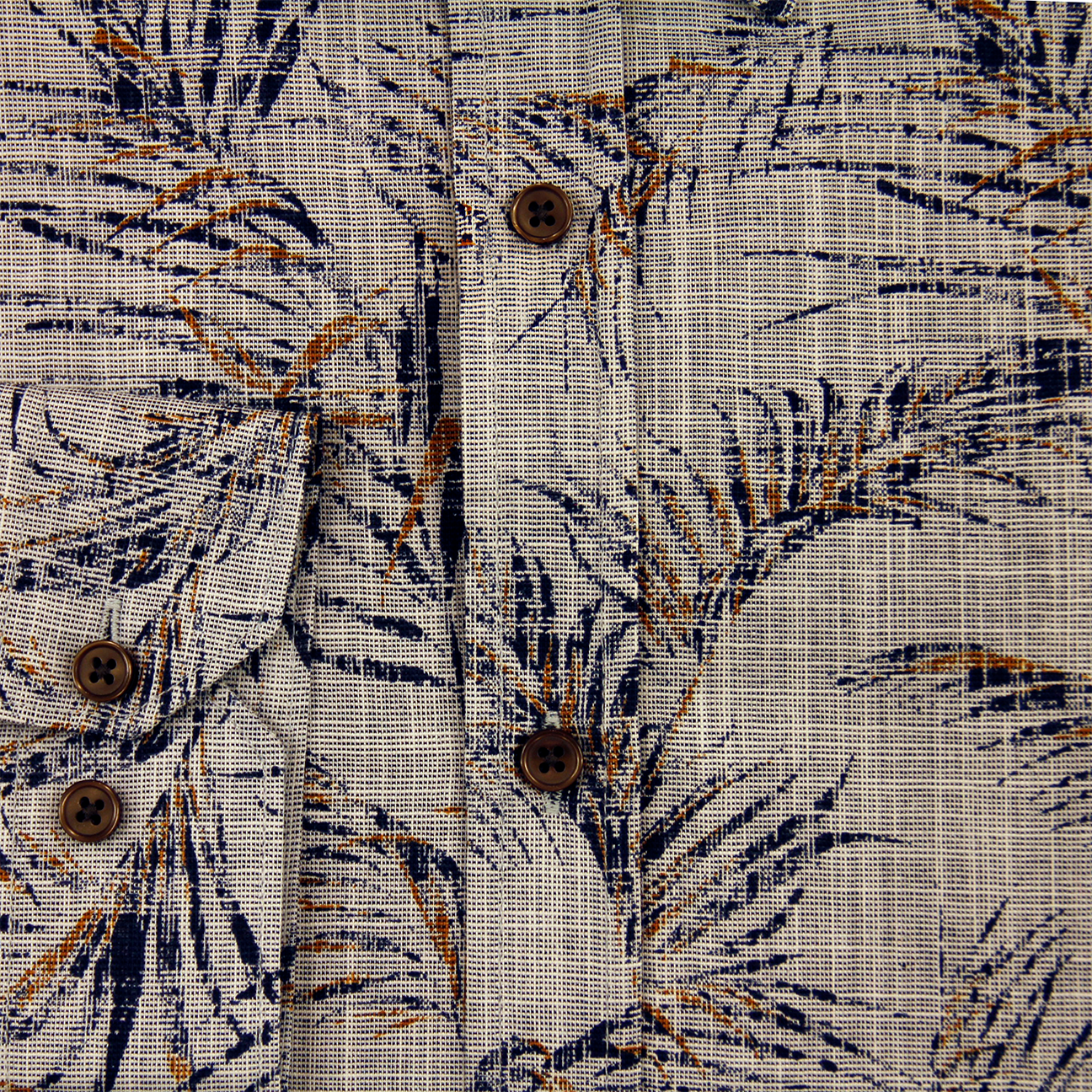 Floral Beige Casual Shirts