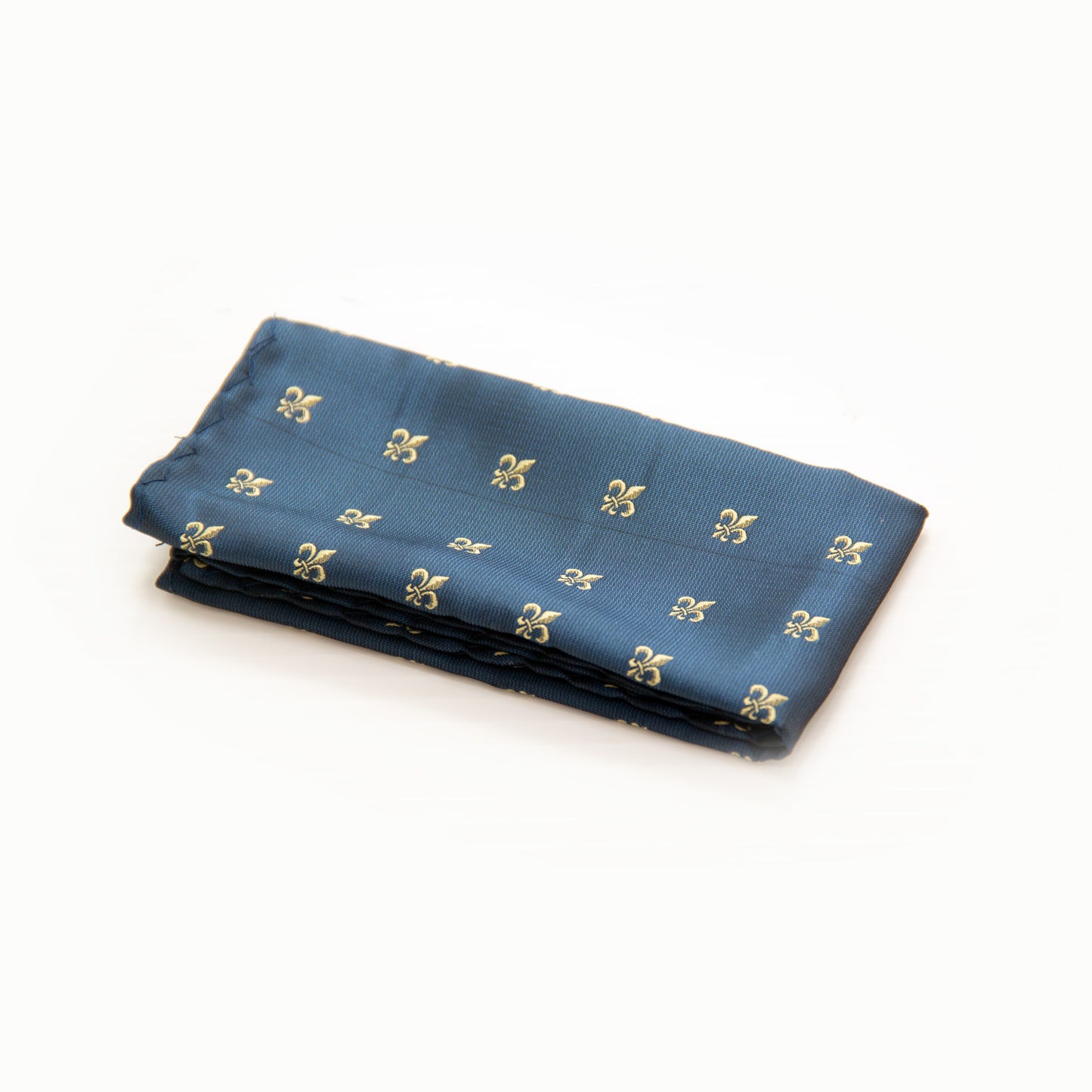 Blue n Gold Bow Tie - Printed