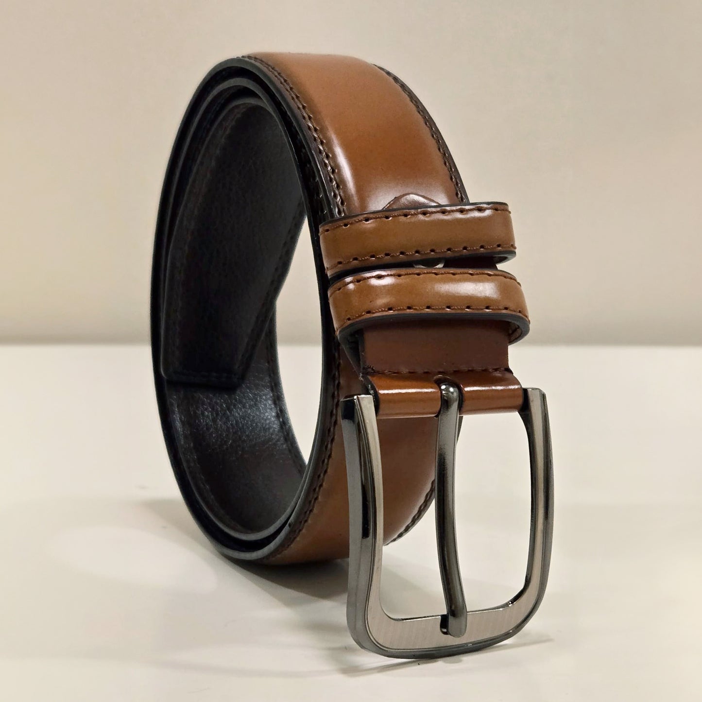 Leather Belt Light Brown