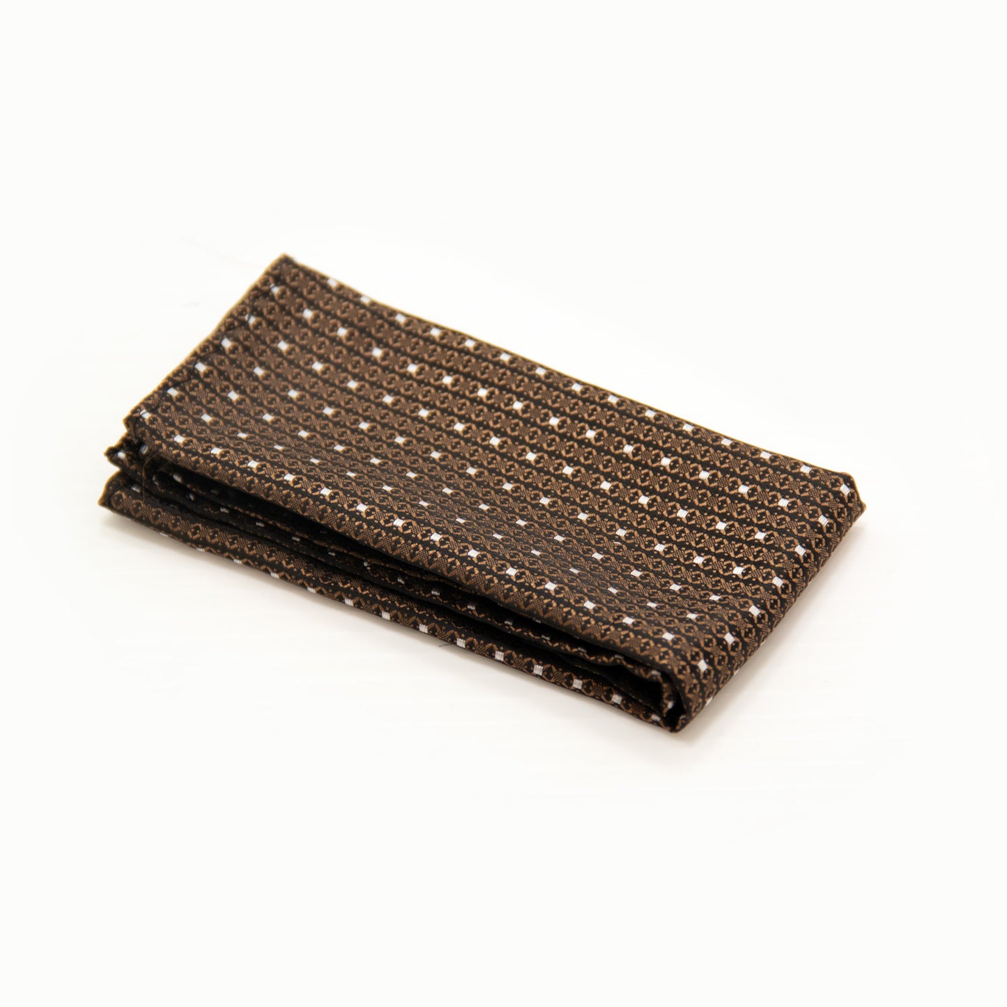 Brown n Gold Bow Tie - Printed