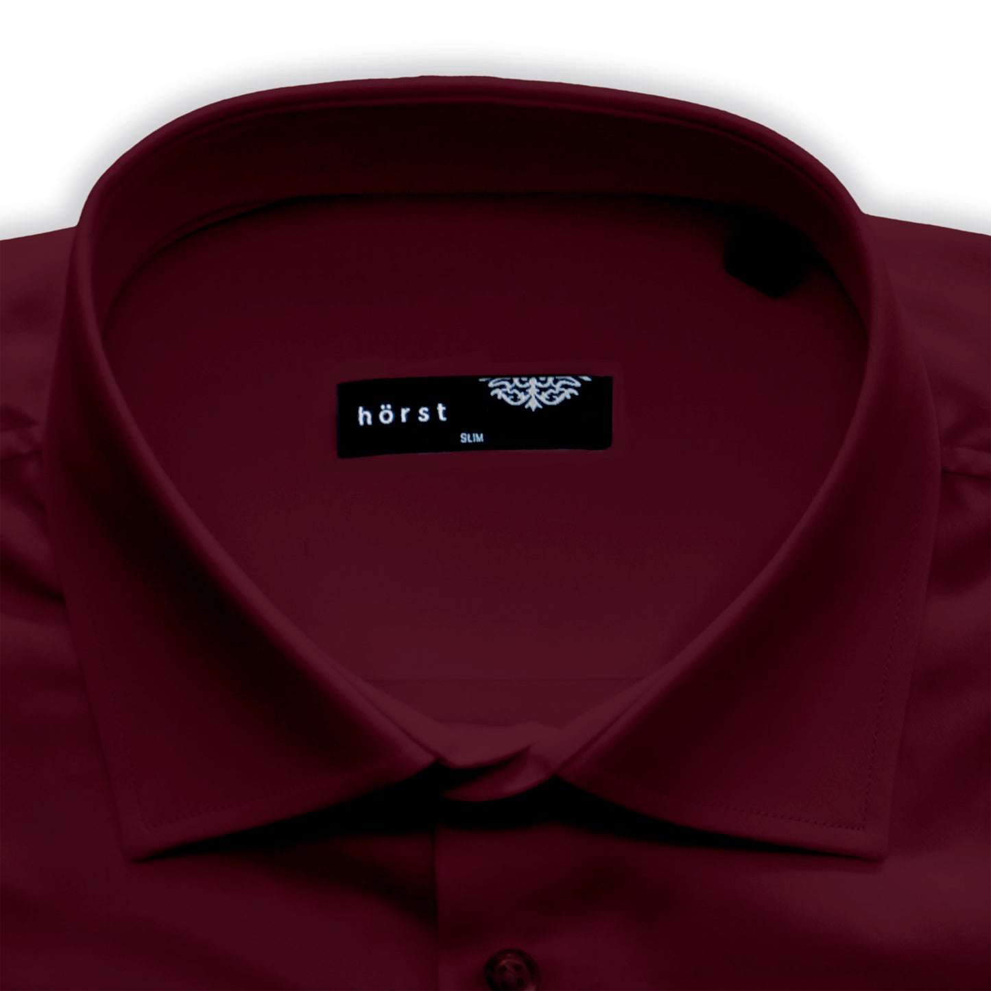 Solid Burgundy Shirt (slim Fit)