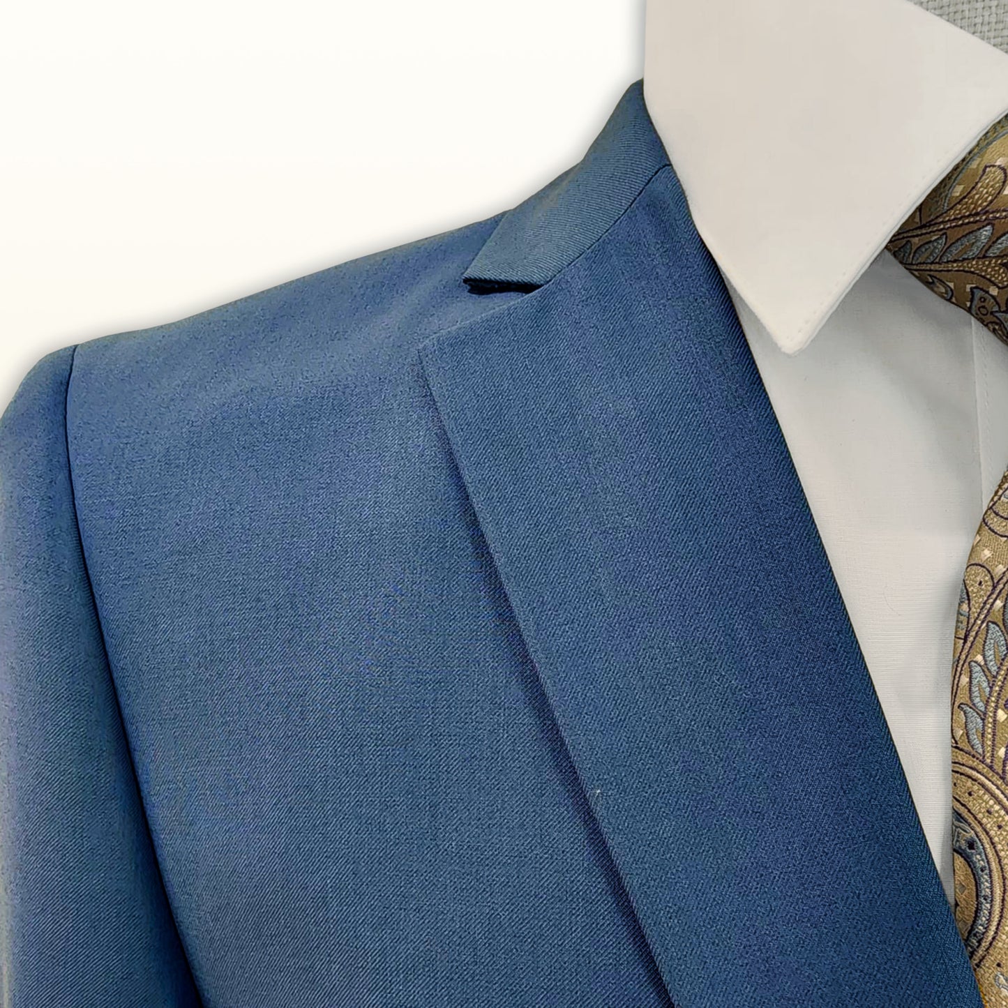 Carlo Lusso Light Blue - Straight Slim