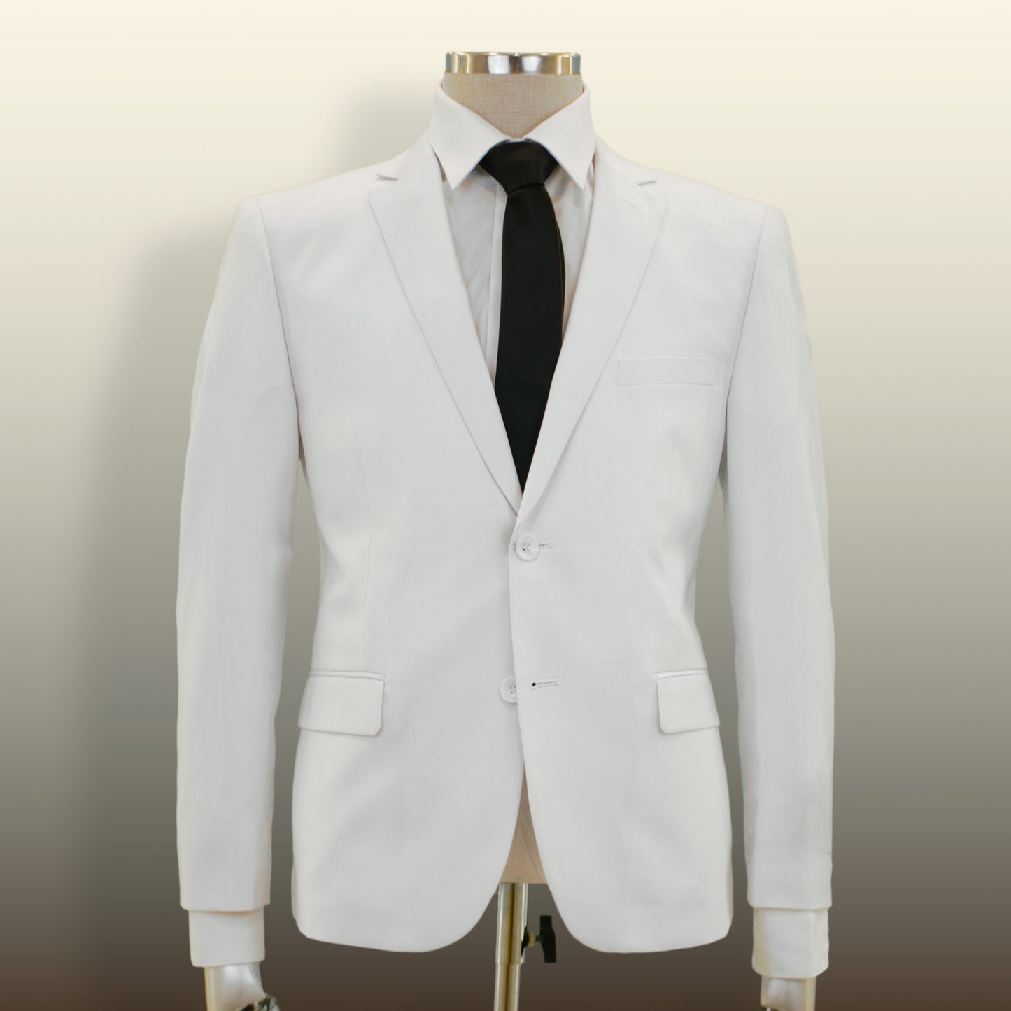 Carlo Lusso White - Straight Slim