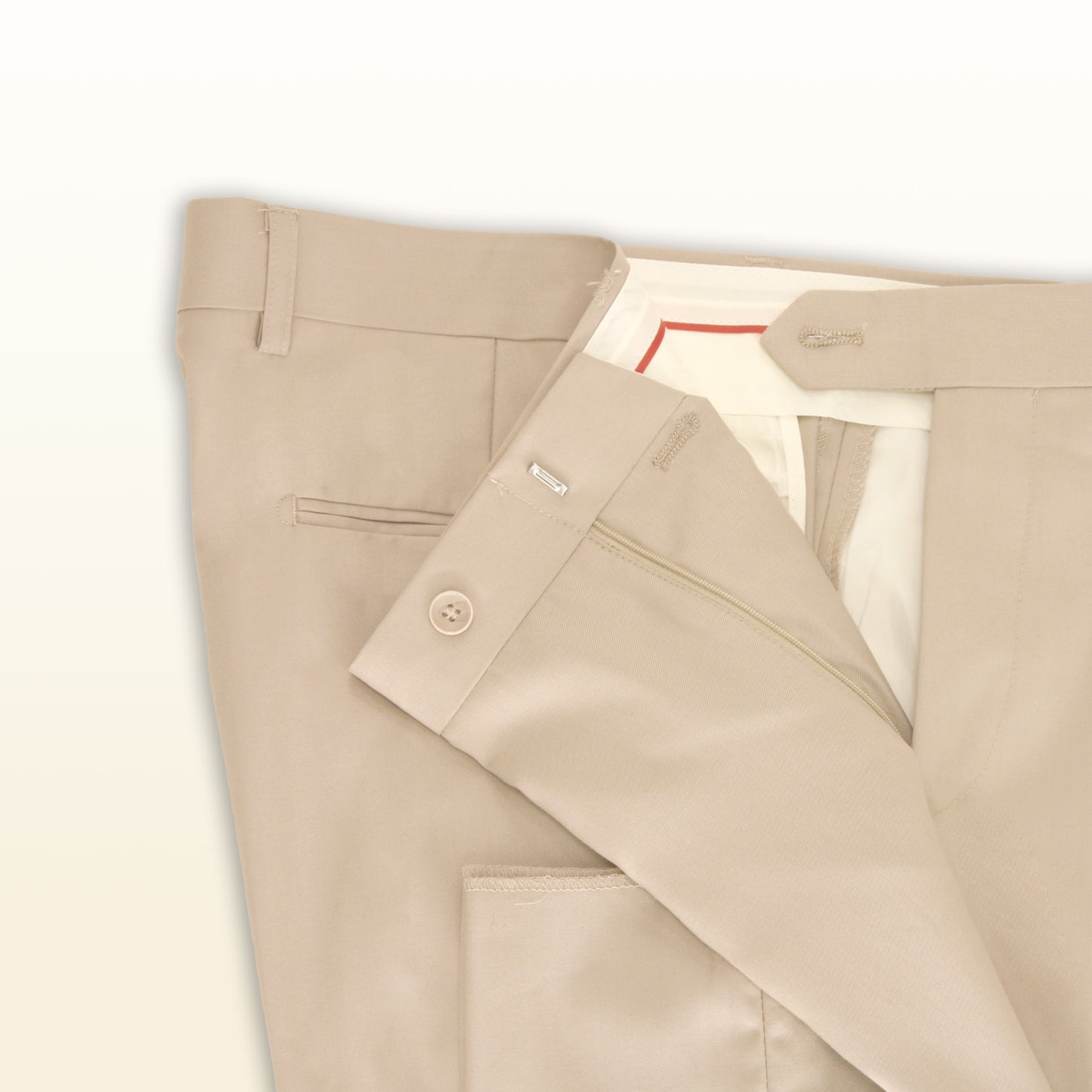 Carlo Lusso Beige - Straight Slim