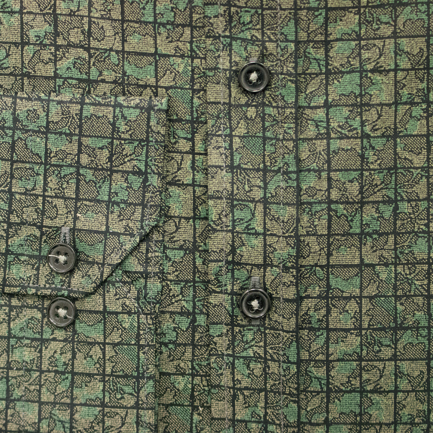 Mauro Bruni Slim Fit Shirt Green