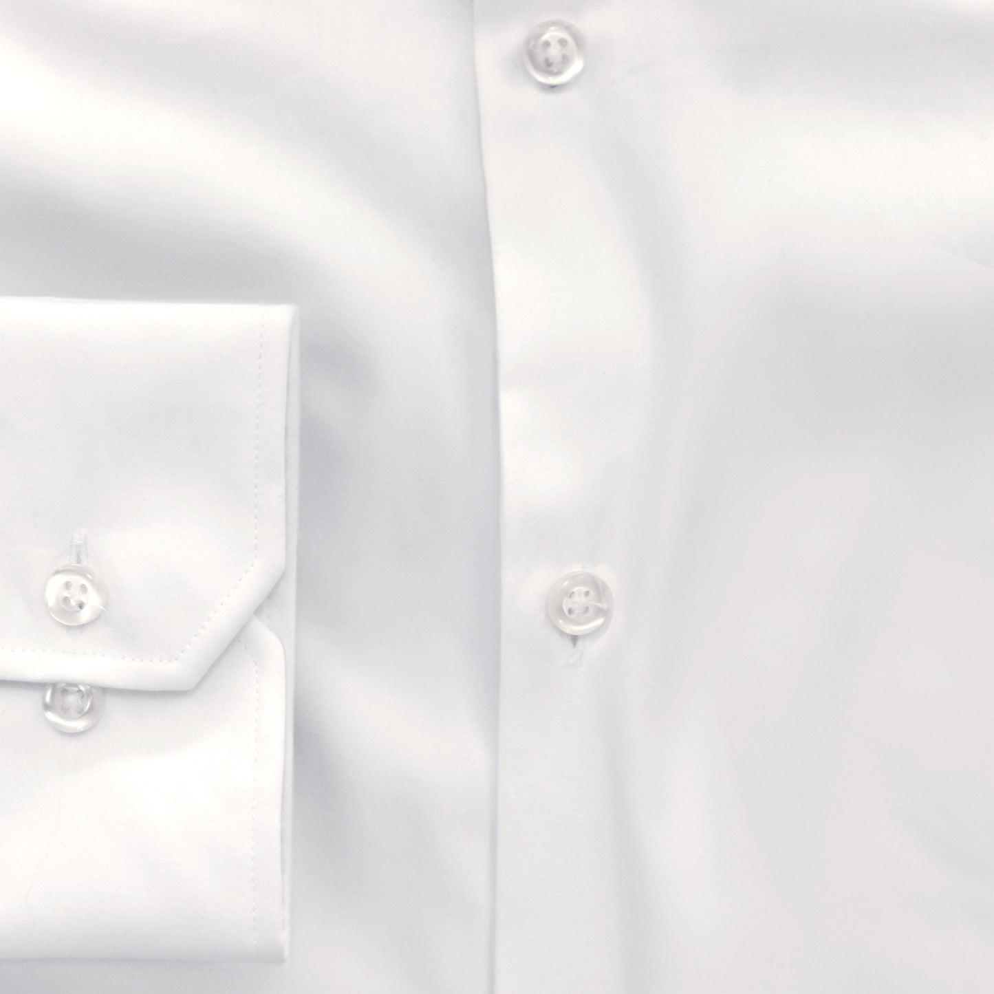 Solid White Shirt (slim Fit)