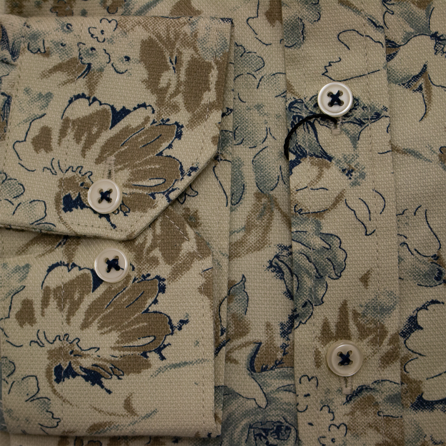 Mauro Bruni Slim Fit Shirt Beige