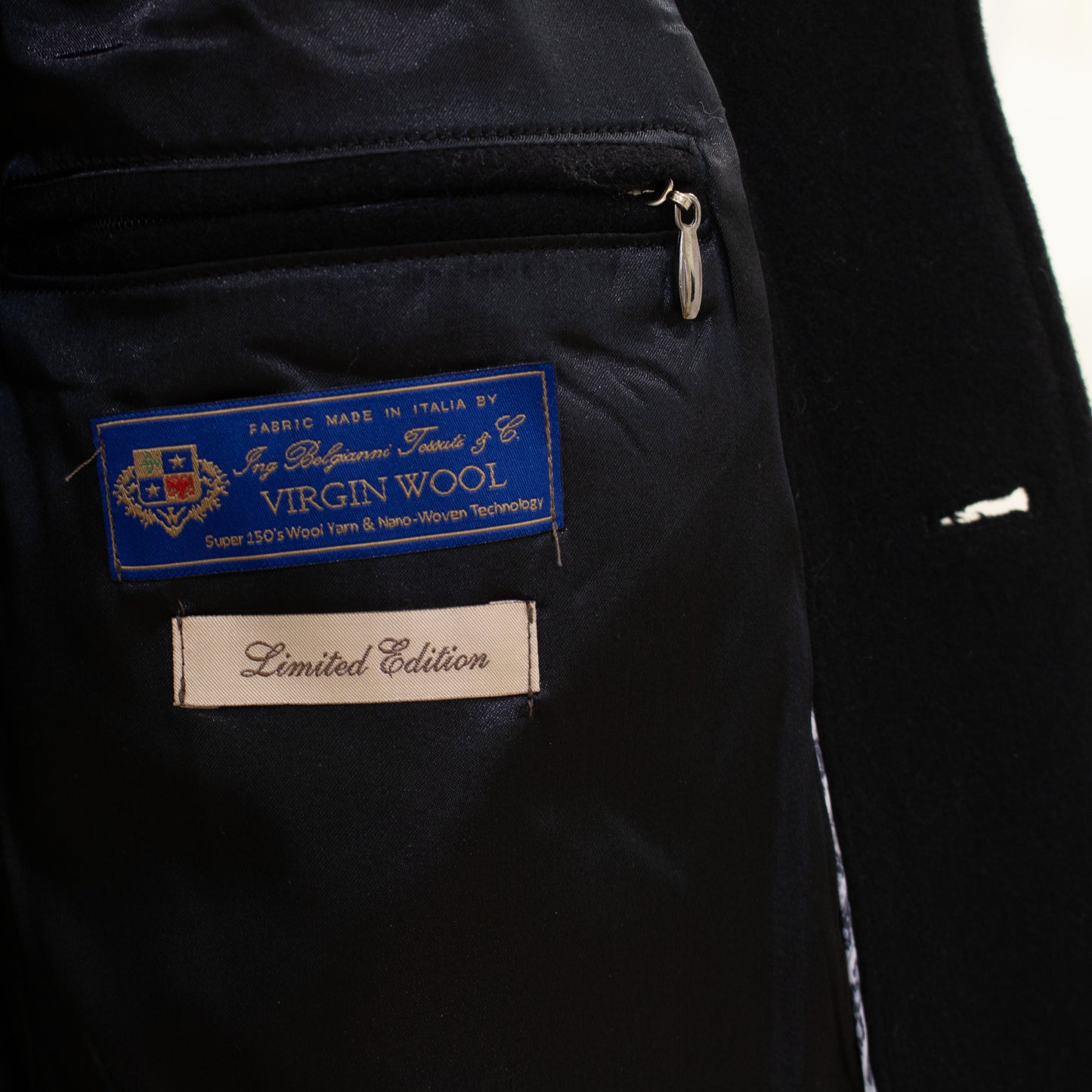 Efendi Black Buttoned Top Coat