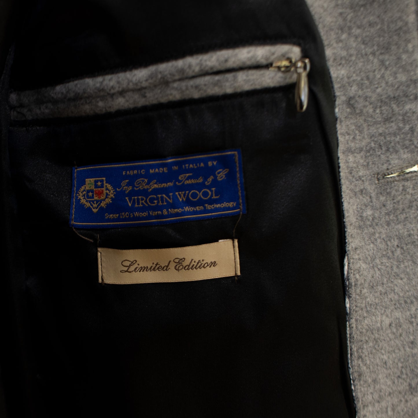 Efendi Grey Buttoned Top Coat