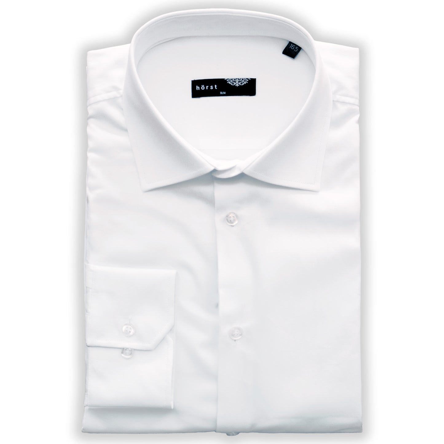 Solid White Shirt (slim Fit)