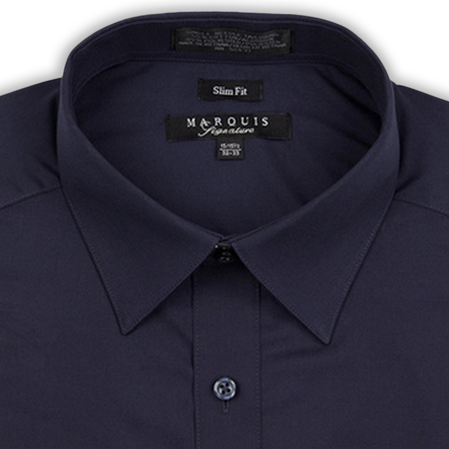 Marquis Navy Blue Slim Fit Shirt