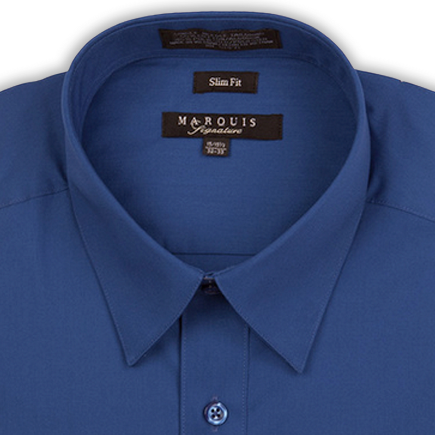 Marquis Royal Blue Slim Fit Shirt
