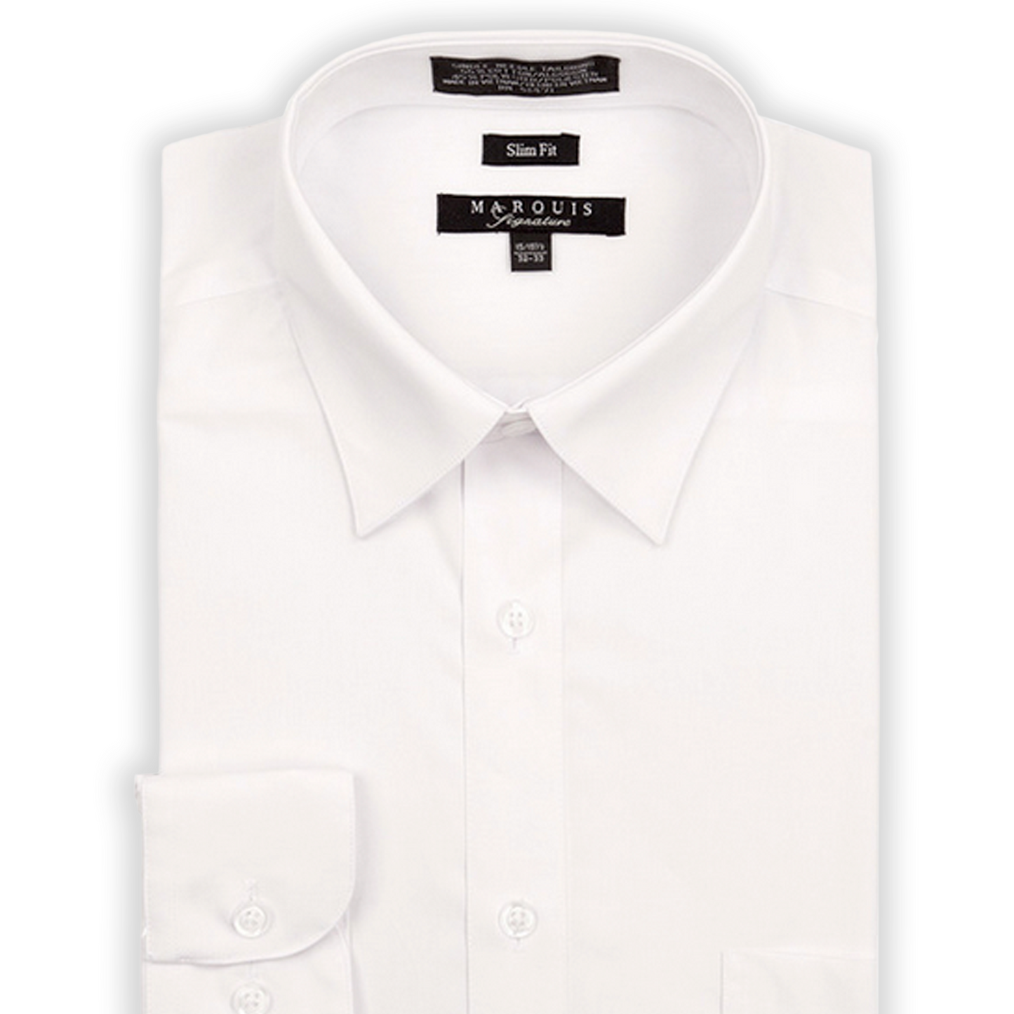 Marquis White Slim Fit Shirt