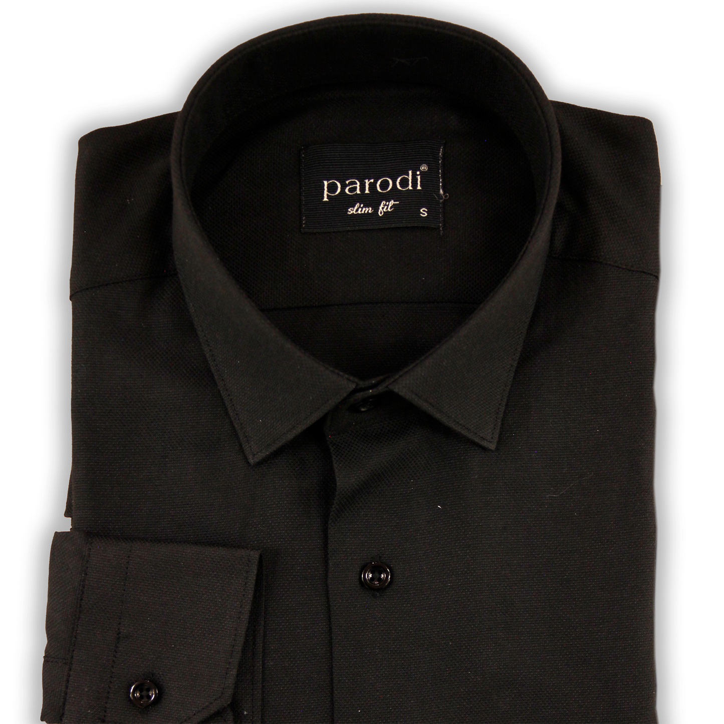 Chemise formelle noire coupe slim