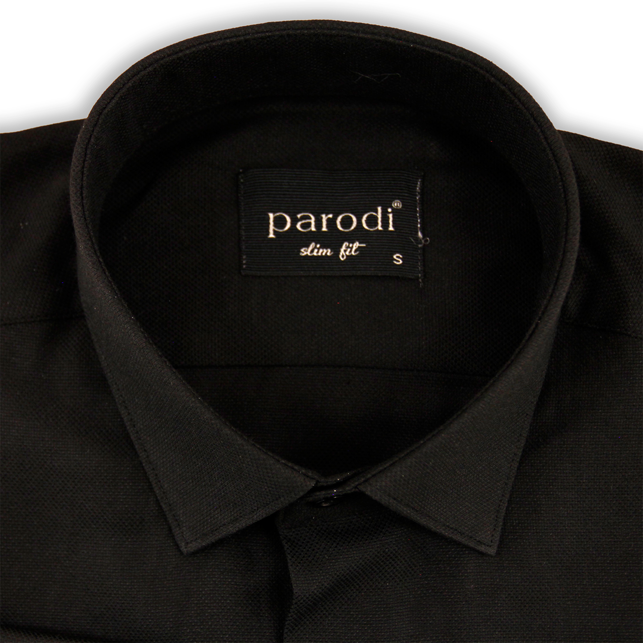 Chemise formelle noire coupe slim