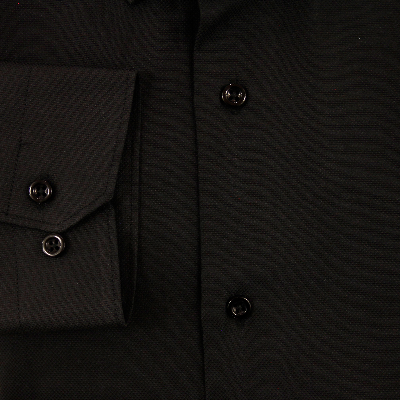 Black Slim Fit Formal Shirt