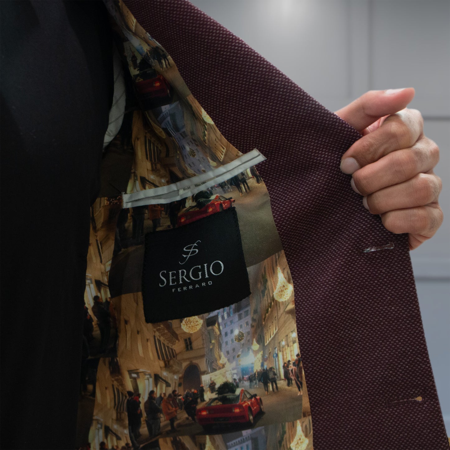 Sergio Maroon - Slim Fit