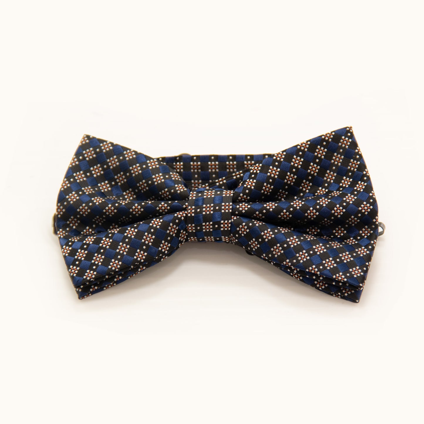 Nœud papillon noir et bleu - Imprimé