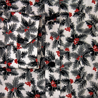 Chemise décontractée noire à fleurs