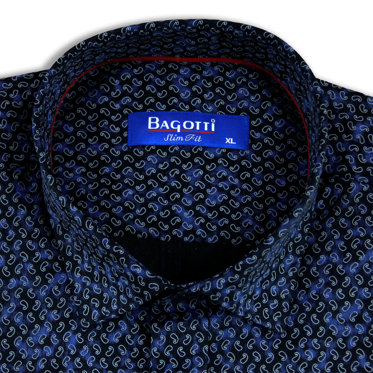 Blue Paisley Casual Shirt