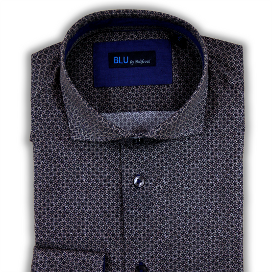 Purple Blue Formal Shirt