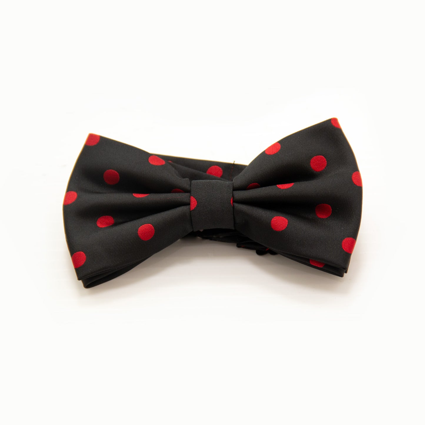 Nœud papillon à pois noir et rouge - Imprimé