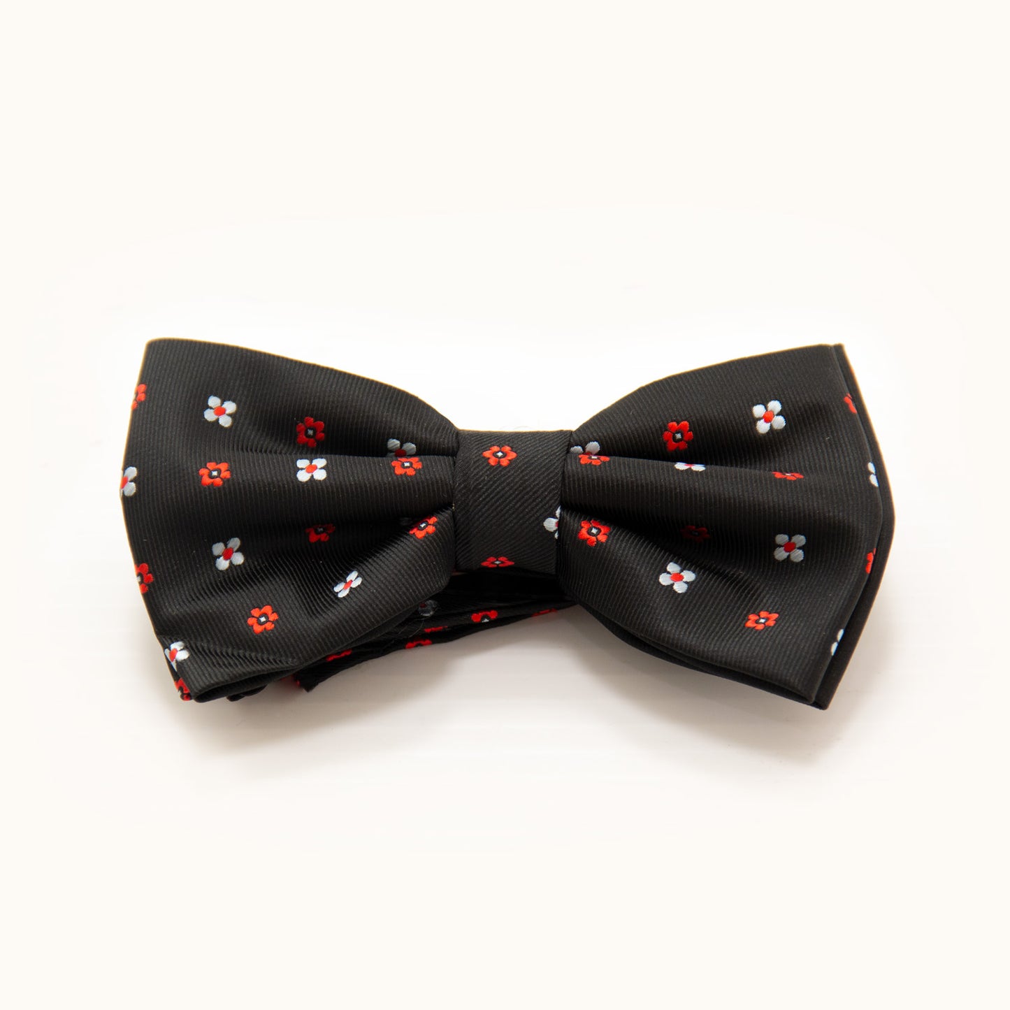Nœud papillon noir et rouge - Imprimé