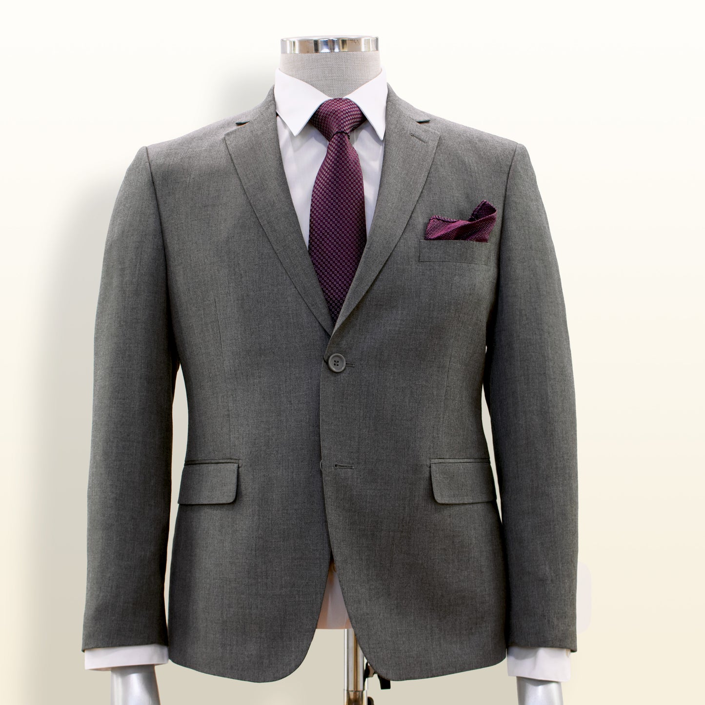 Bertolini Gris Clair - Coupe Slim