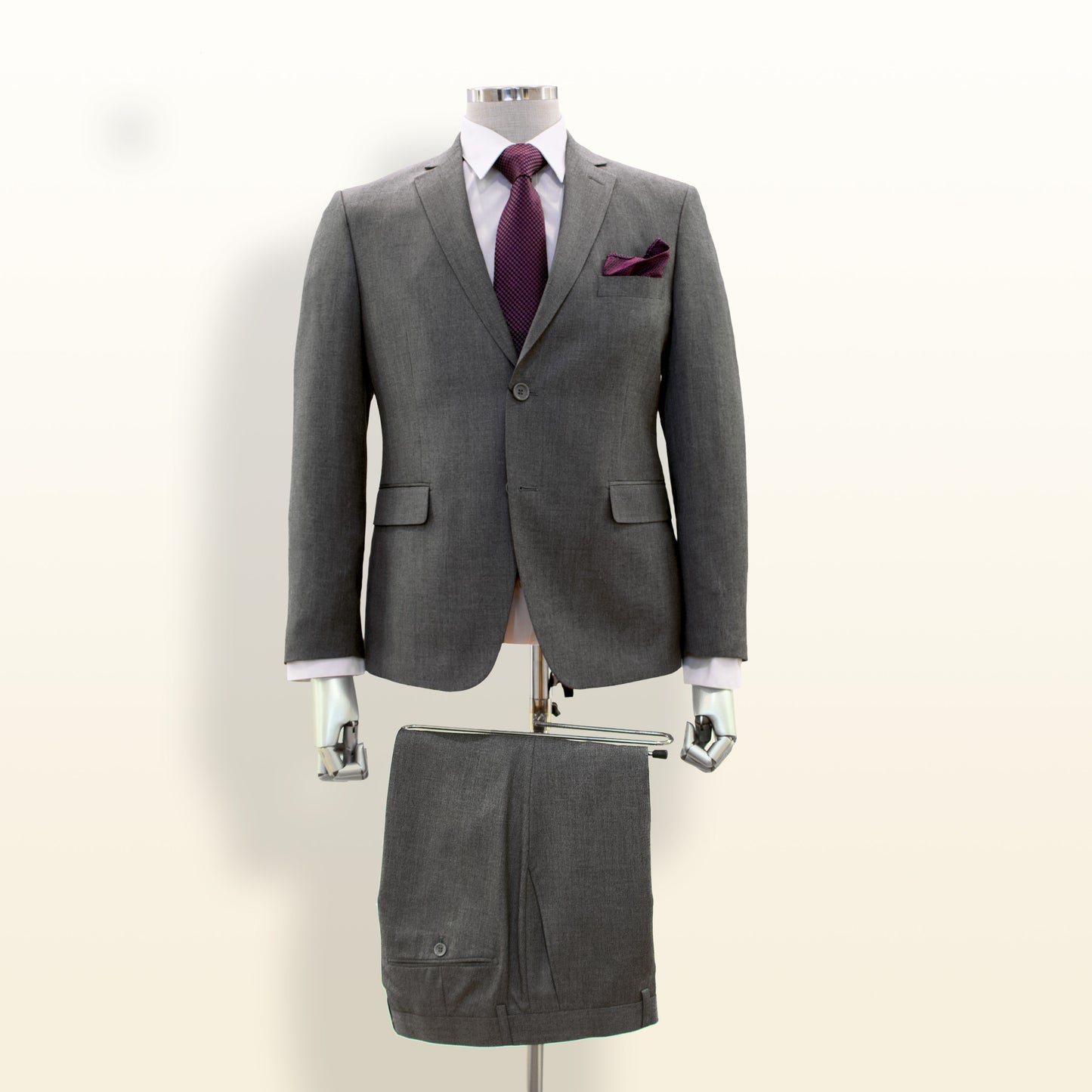 Bertolini Gris Clair - Coupe Slim