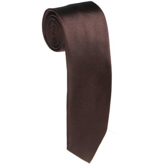 Cravate en Microfibre - Marron