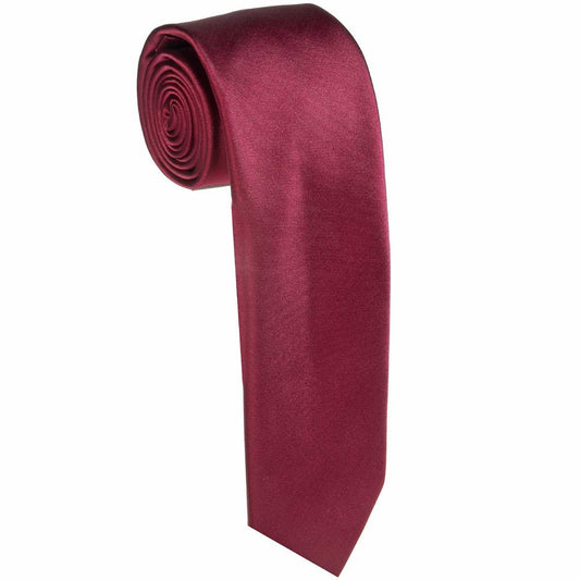 Cravate en Microfibre - Bordeaux