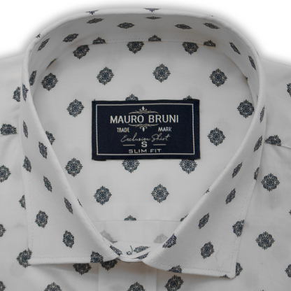 Mauro Bruni Slim Fit Shirt WhiteB