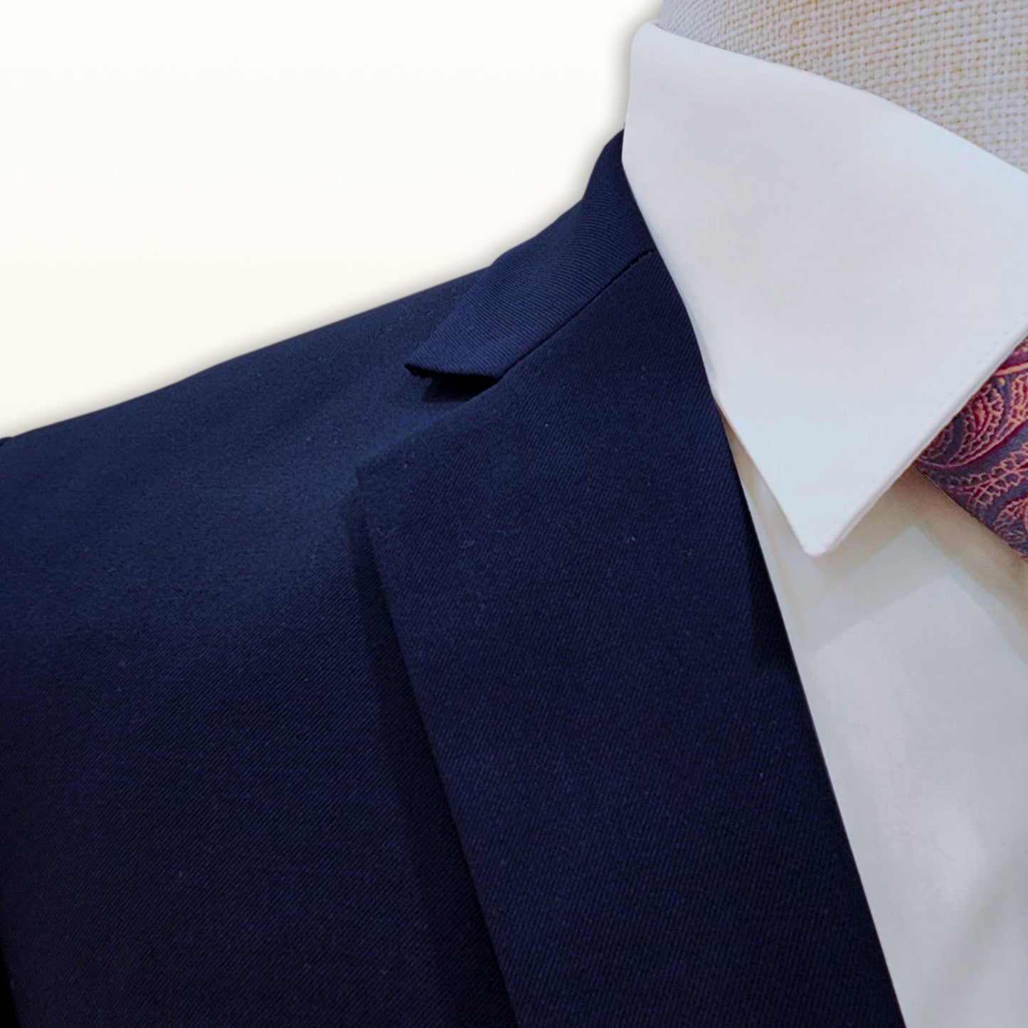 Carlo Lusso Bleu Foncé - Droit Slim