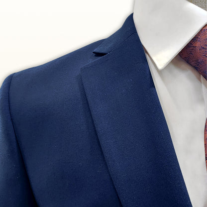 Carlo Lusso Bleu - Droit Slim