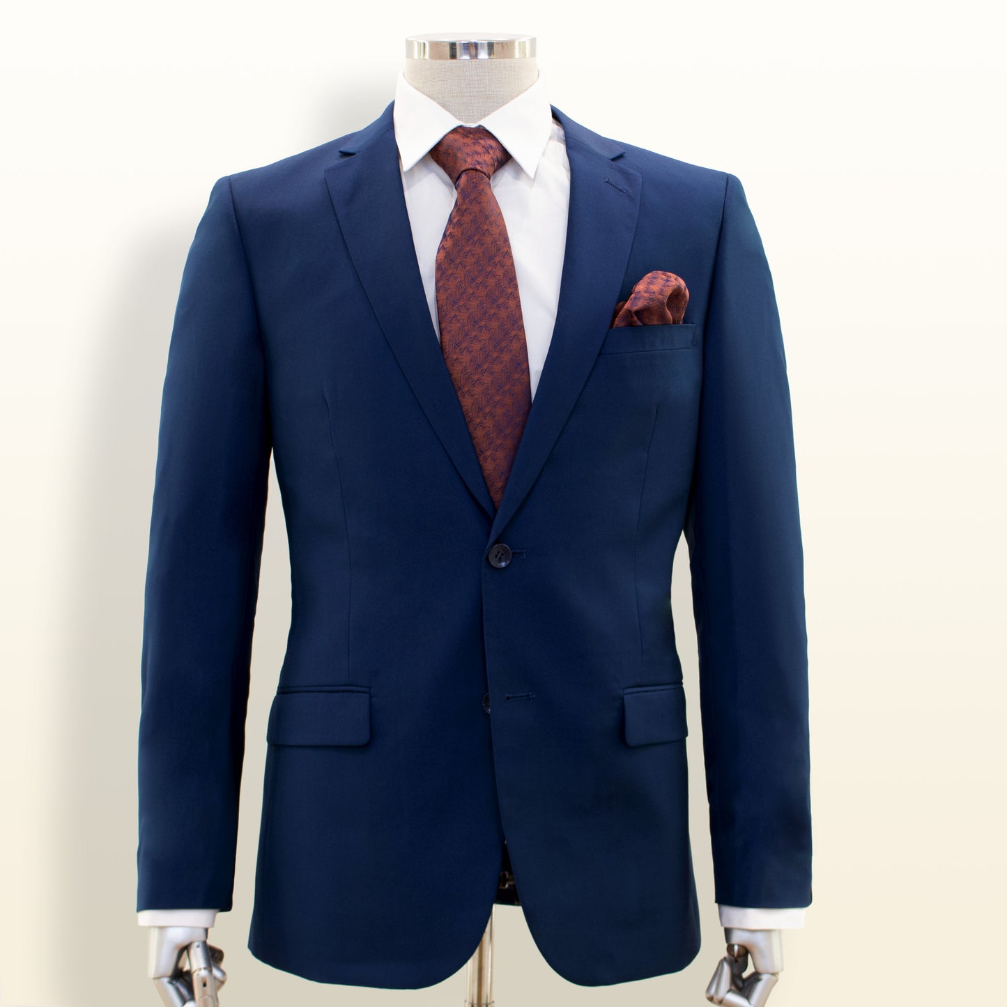 Carlo Lusso Bleu - Droit Slim