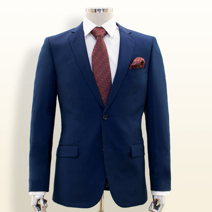 Carlo Lusso Bleu - Droit Slim