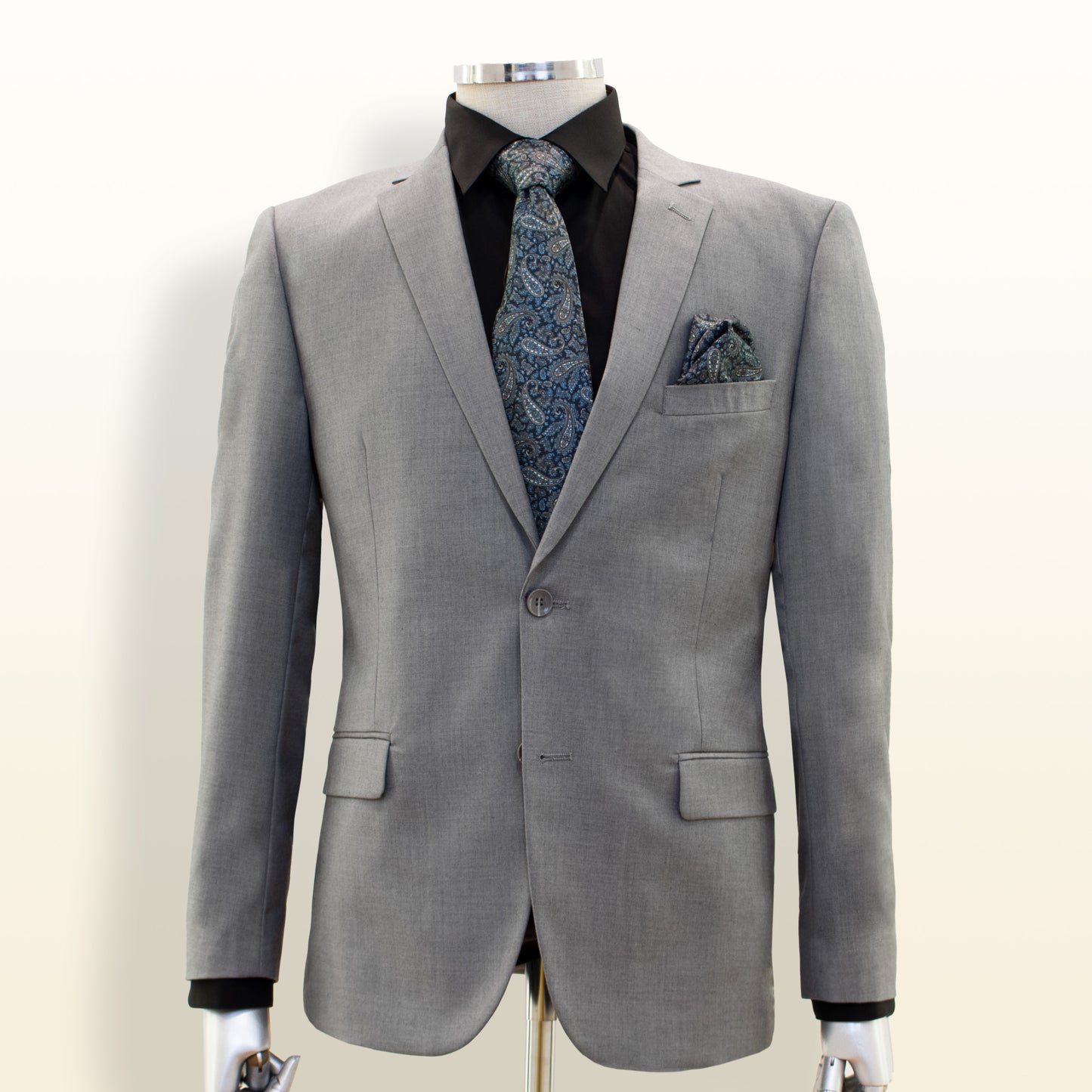 Carlo Lusso Gris - Droit Slim