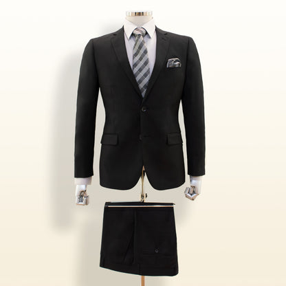 Carlo Lusso Black - Straight Slim