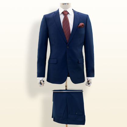 Carlo Lusso Bleu - Droit Slim