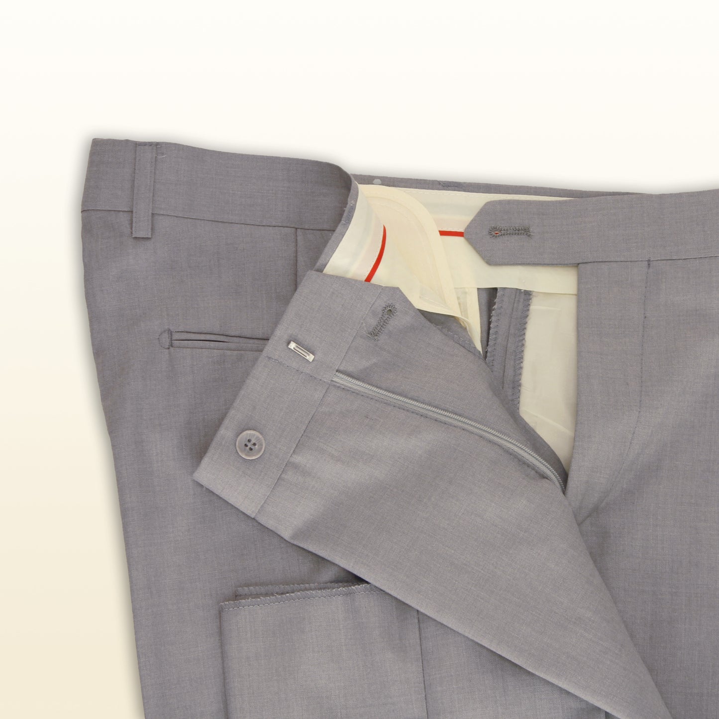 Carlo Lusso Gris Clair - Droit Slim