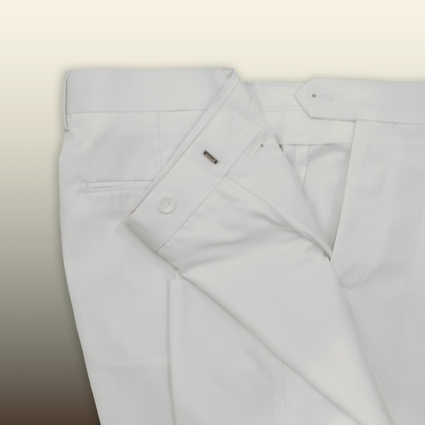Carlo Lusso Blanc - Droit Slim