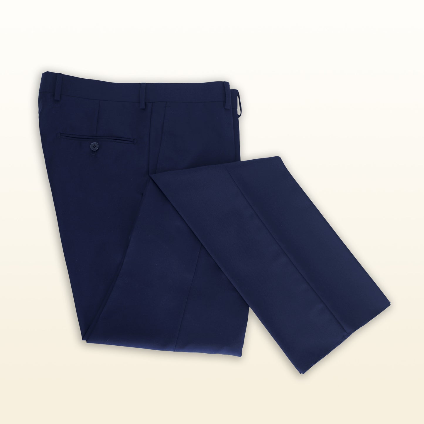 Carlo Lusso Bleu Foncé - Droit Slim