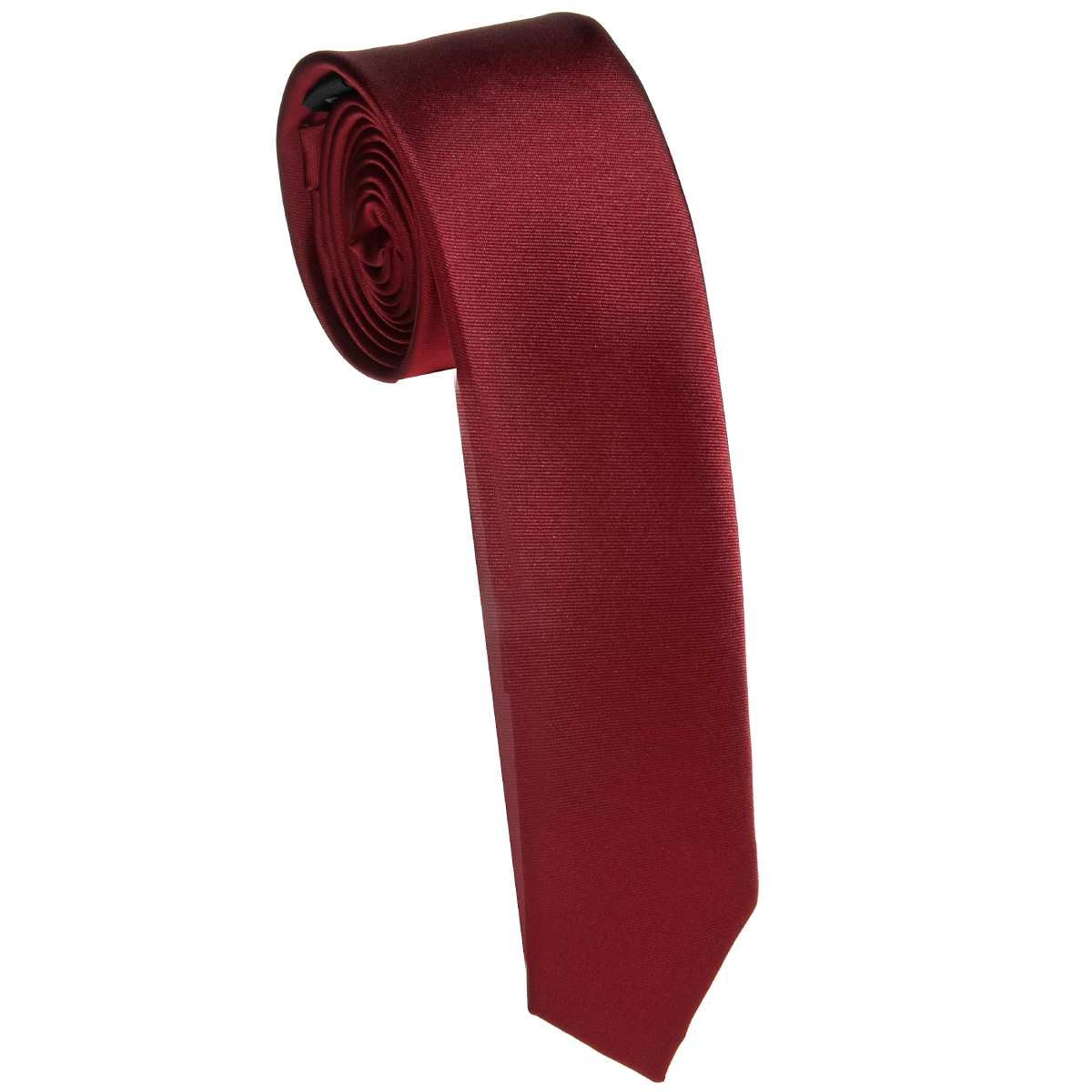 Cravate en Microfibre - Rouge Foncé