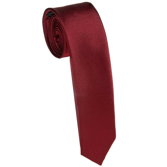 Cravate en Microfibre - Rouge Foncé