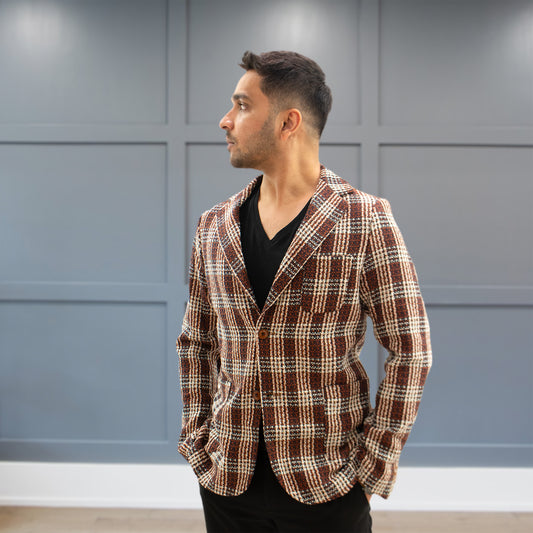 Efendi White Brown - Slim Fit