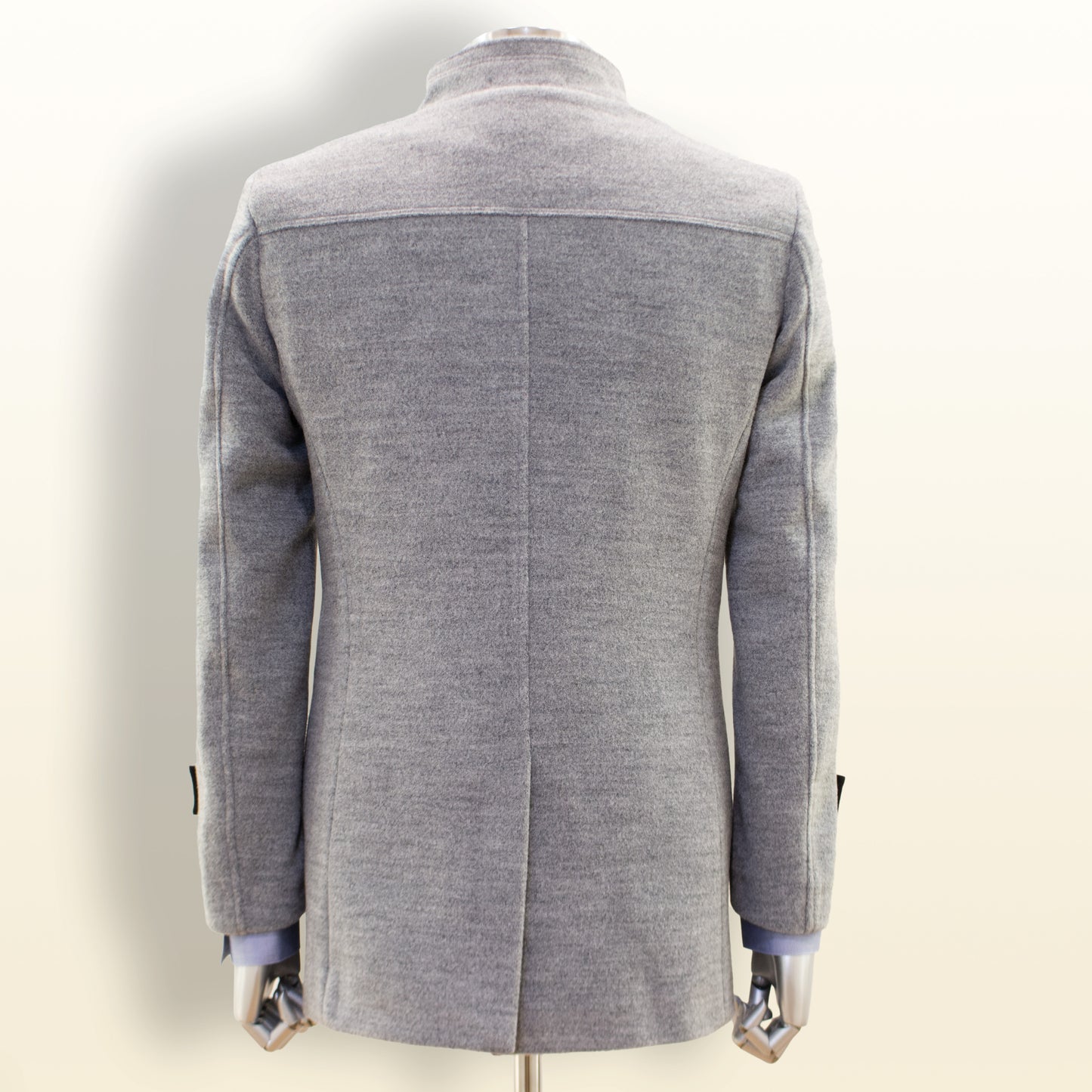 Efendi Grey Buttoned Top Coat