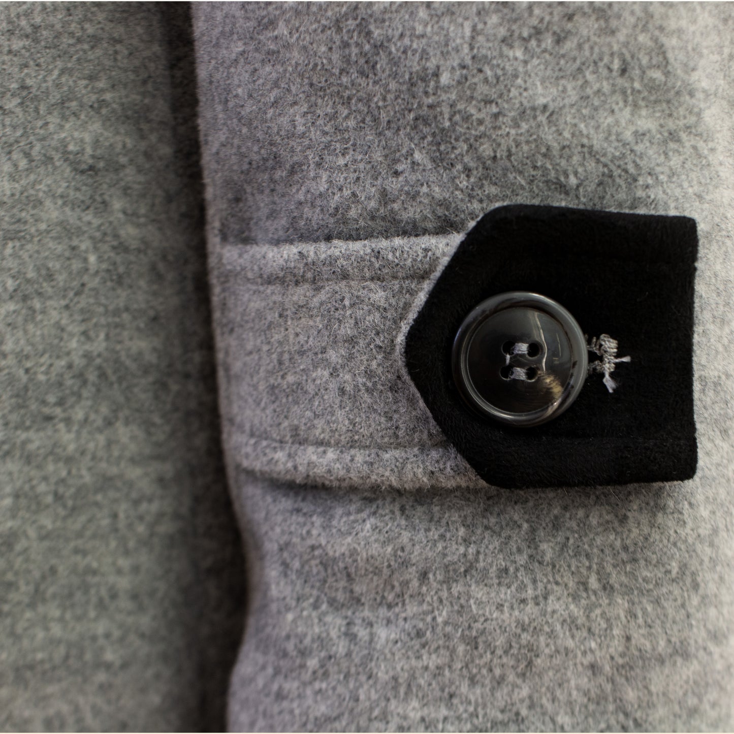 Efendi Grey Buttoned Top Coat