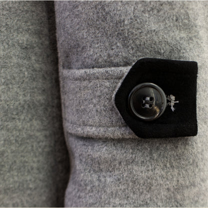 Efendi Grey Buttoned Top Coat