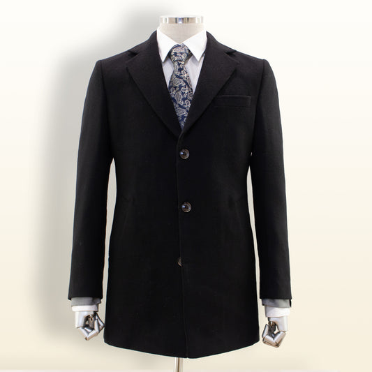 Efendi Black Long Top Coat