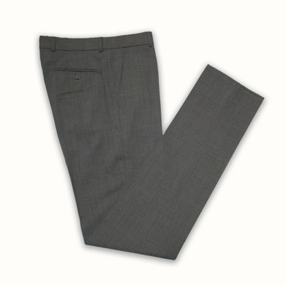 Slim Fit Solid Dark Grey Pants